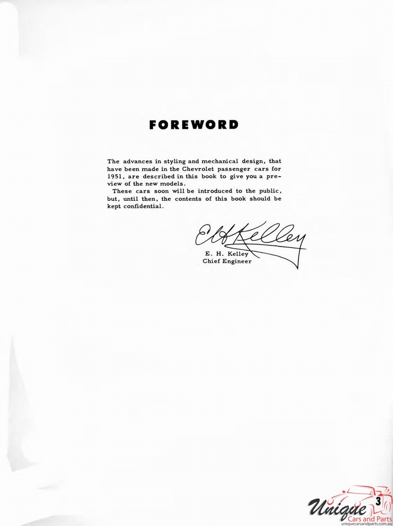 1951 Chevrolet Engineering Features Booklet Page 12